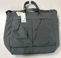 【新品】UNIQLO C ユニクロ2way ユーティリティバッグ グレー