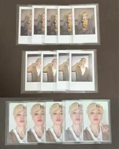 BTS デコキット 両面トレカ チェキフォトカード JIMIN ジミン セット