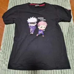 呪術廻戦 五条悟 虎杖悠仁 Tシャツ ブラック M