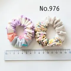 얇은 스크런치 2개 976 세트