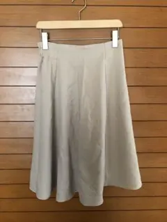 earth music&ecology フレアスカート ベージュ Fサイズ