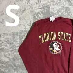 Champion スウェット トレーナー 長袖 レッド S