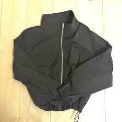 GU ブラック ジャンパー・ブルゾン