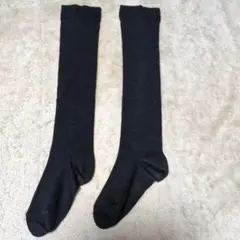 ハイソックス　レディース　黒