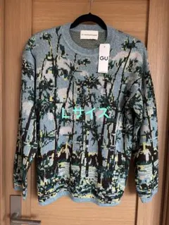 新品タグ付き　GU　ビューティフルピープル　クルーネックセーター　Ｌ