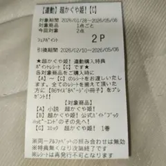 超かぐや姫！ アニメイト連動購入特典 リーフレット 小冊子 ポイント C