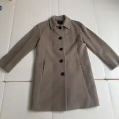 23区 ロングコート ファー付き ベージュ