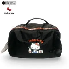 ✨新品タグ付 レスポートサック×ハローキティ 大きめポーチ ブラック