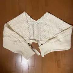 mysty womanアイボリー ニット セーター 長袖