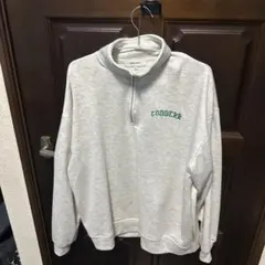 MONO-MART ハーフジップ トレーナー M グレー