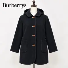 Burberrys バーバリーズ カシミヤ混 ダブルコート ネイビー 9AR - メルカリ