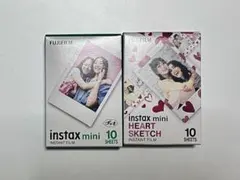 FUJIFILM instax mini 10枚入り ハートスケッチ