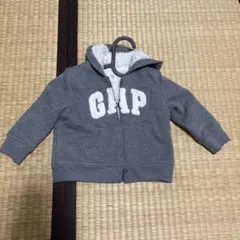 baby GAP フード付きトレーナー 6-12ヶ月 グレー