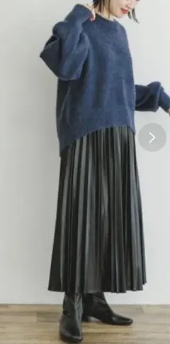 極美品 アーバンリサーチ アイテムズ シャギー クルーネック ニット7,990円