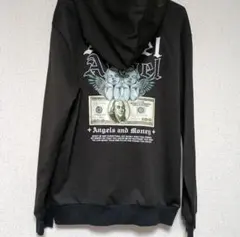 SHEIN☆フロント・バックプリントパーカー