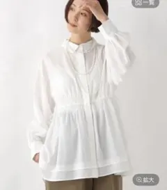 ウエストシャーリング シャツ