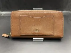 COACH ブラウン レザー 長財布のサムネイル