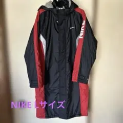Nike フード付きスポーツコート Lサイズ 黒/赤