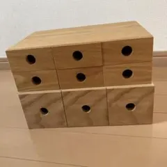 木製　小物収納６段 3段 セット 無印良品　オーク