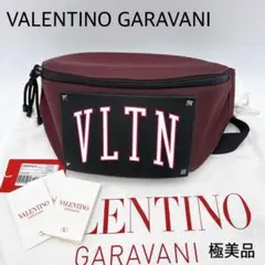 【未使用に近い】ヴァレンティノ VLTN ロゴ　ウエストバック レッド　レア 2025年最新】valentino garavani ボディバッグ・ウエストポーチ