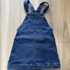 プチバトー　デニムジャンバースカート　4ans 104cm