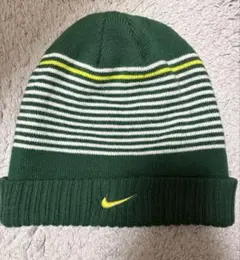 希少！NIKE ビーニー ストライプ 00s オレゴンダック
