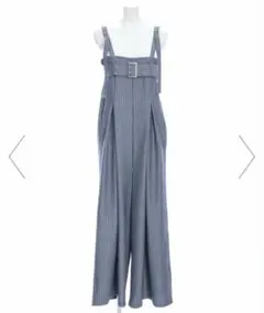 ⭐️新品・匿名配送⭐️ストライプ柄サロペット・オーバーオール・オールインワン　ブルー