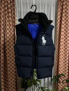 Polo Ralph Lauren ネイビー ダウンベスト XS