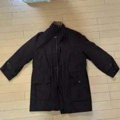 KENCOLLECTION ダークブラウン ミリタリージャケット メンズ