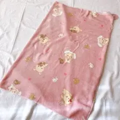 タグ付 コリラックマ コリラックマいっぱい マルチクロス ブランケット ピンク