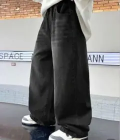 新品 未使用 ウエストゴム デニムパンツ