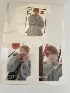 EBiDANくじ vol.2 TETTA ビジュアルクリアカード3枚セット