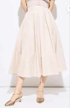 再値下げ 新品未使用 タグ付き DEICY パールギャザースカート