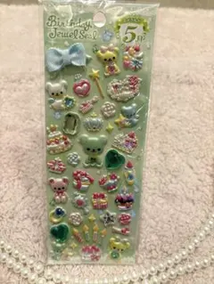 激レア☆平成レトロ　 バースデイジュエルシール　5月　ぷっくりシール　クーリア