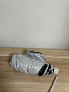 折りたたみ傘 晴雨兼用 グレー 黒