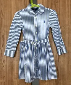 美品ラルフローレン　ストライプワンピース　4T 110cm相当