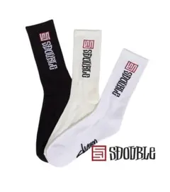 S/DOUBLE【新品/タグ付/正規品】即発可能⭐︎靴下3足セット