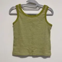 チェック タンクトップ 2way