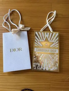 Dior ショッパー 2025デザインと通常デザインのセット