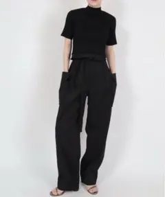 ZARA リネン100% スリットパンツ トップス セット - メルカリ