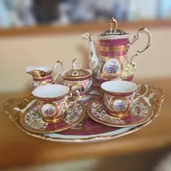 【未開封新品】 グラブル カフェミレニア 珈琲カップ&ドリップポットセット 受注生産品 カフェミレニア 珈琲カップ＆ドリップポットセット