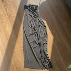 ZARA ノースリーブラップスタイルロングワンピース