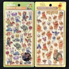 ボンボンドロップシール ズートピア プーさん 正規品 ディズニー