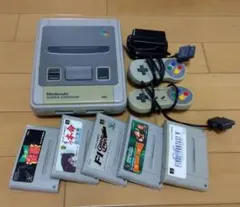 Nintendo Super Famicom 本体とゲームソフト5本