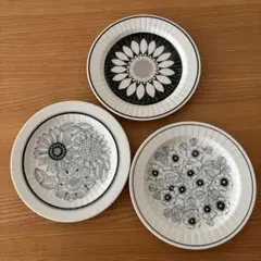 アンティコフラワー　プレート3枚セット 花柄デザインの丸型皿セットのサムネイル