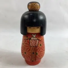 内閣総理大臣賞受賞作家 かずを作 少女 こけし 木地玩具 箱付き 伝統