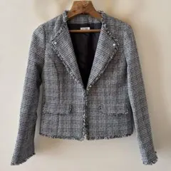 persodea white label ツイードジャケット　9号　パール付