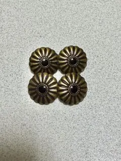 フレンジーファシリエダンサー コンチョボタン 4個