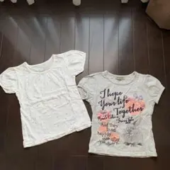 Tシャツ2枚セット　グローバルワークキッズL、しまむら120