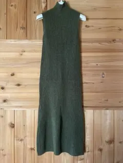 ウール ロングワンピース